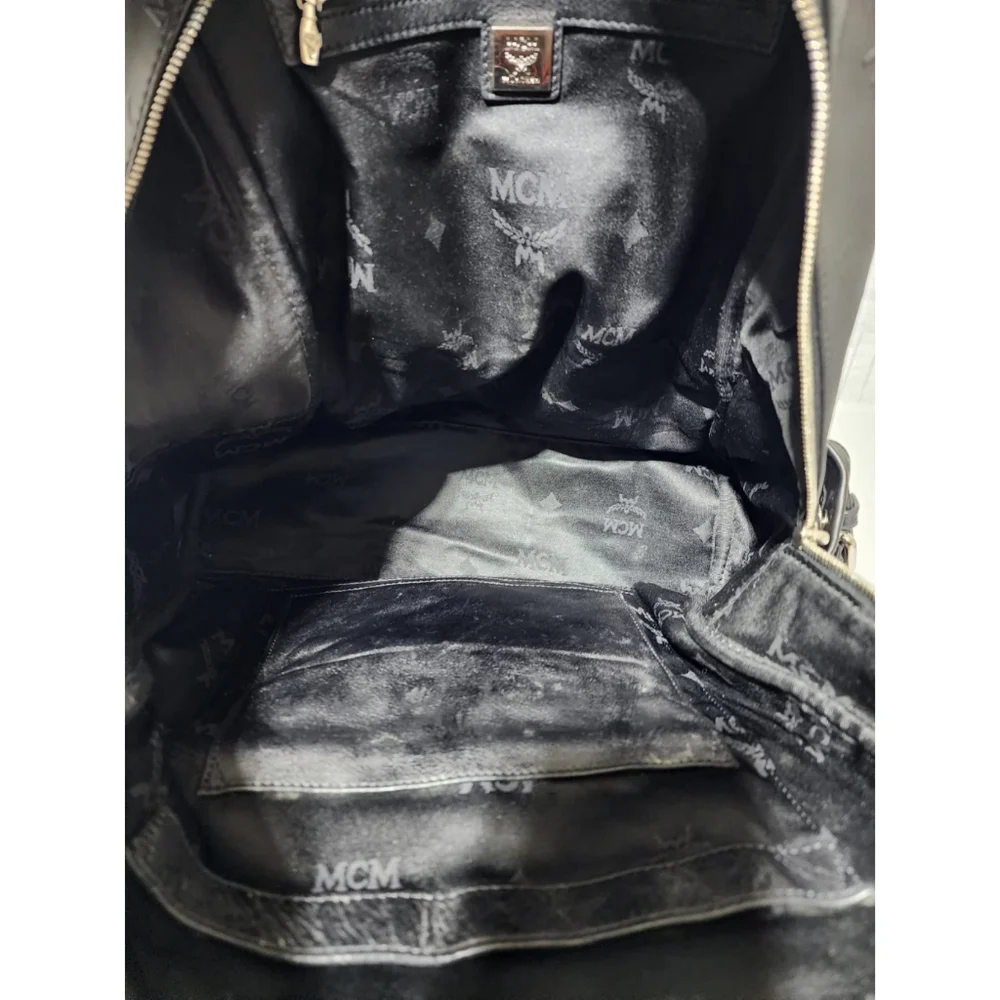 MCM Honshu Tantris Studded Backpack Black